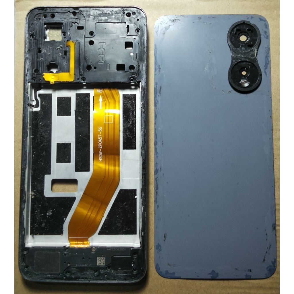 casing / housing fullset / sparepart / kelengkapan Oppo a78 5G ( refurbish )
