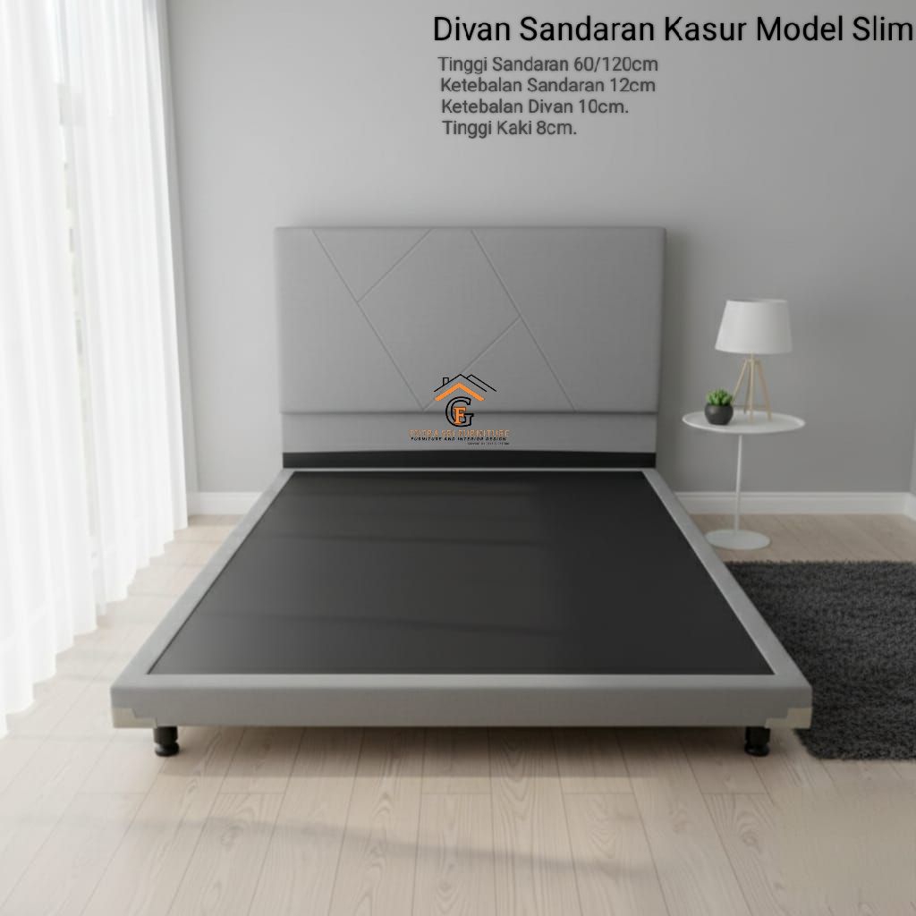 Divan Sandaran Kasur Model Slim / Divan Sandaran Tipis