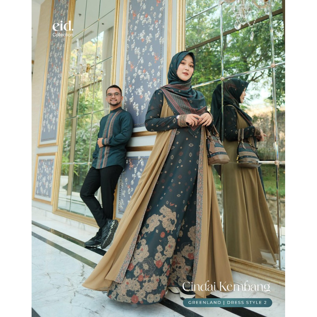 Kazami - Cindai Kembang by Kazami Gamis Premium Original Brand Kazamistore