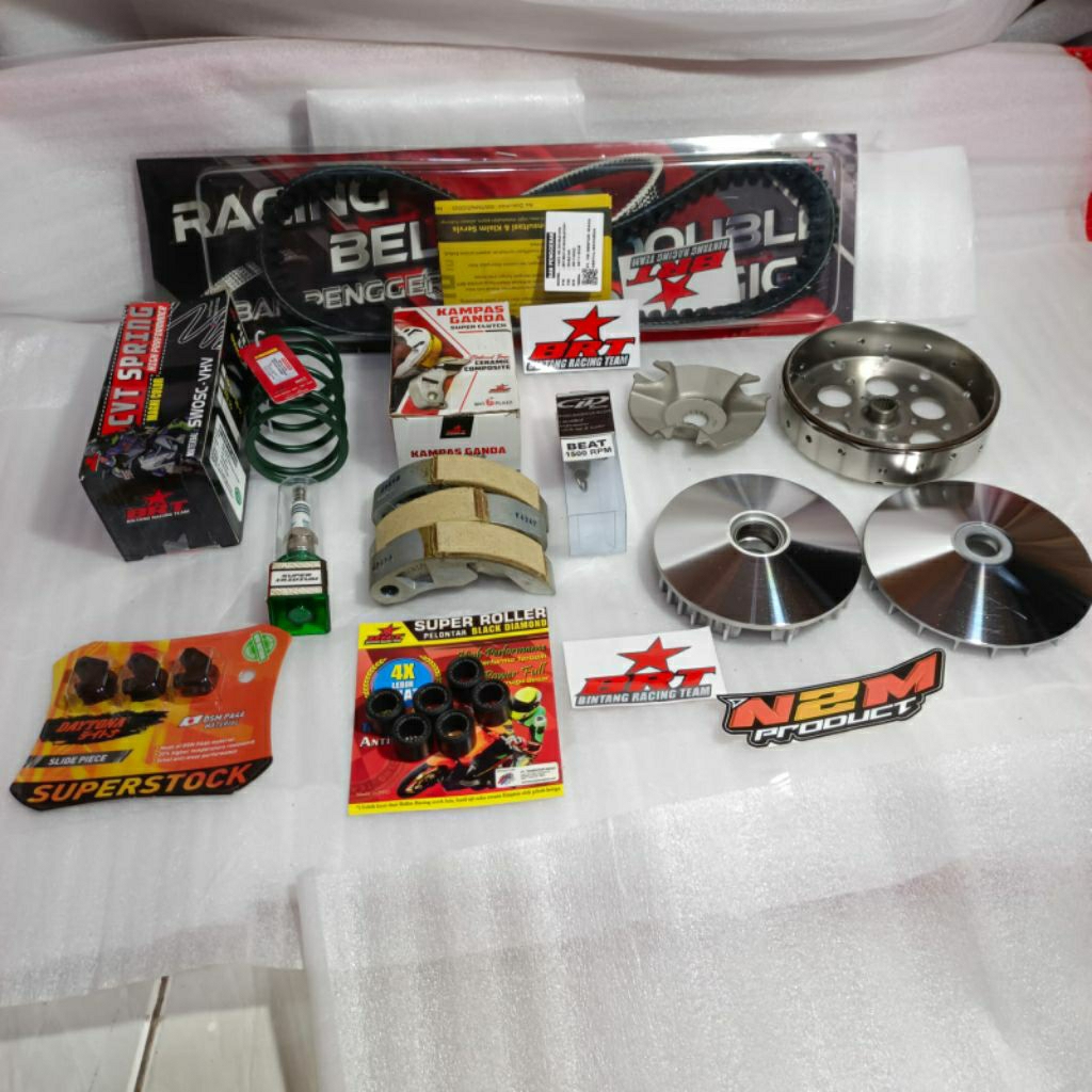 PAKET FULL UPGRAGE KIRIAN CVT ANTI GREDEK AKSELERASI MIO J 115 MIO GT 115 MIO SOUL GT 115