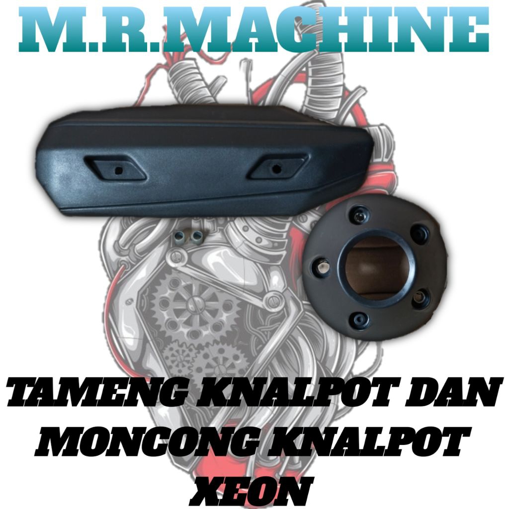 Tameng knalpot pengaman knalpot dan moncong knalpot Xeon Rc Xeon 125 GT Soul GT