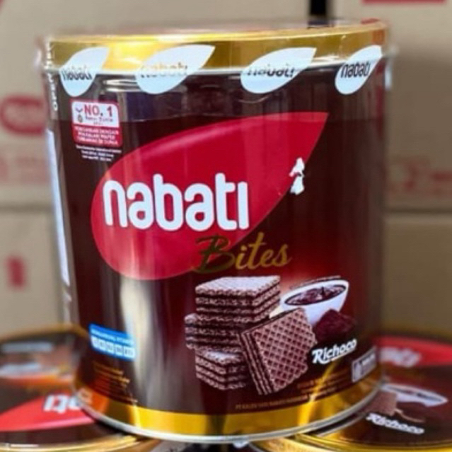 Nabati coklat kemasan kaleng | 1 dus isi 6 kaleng