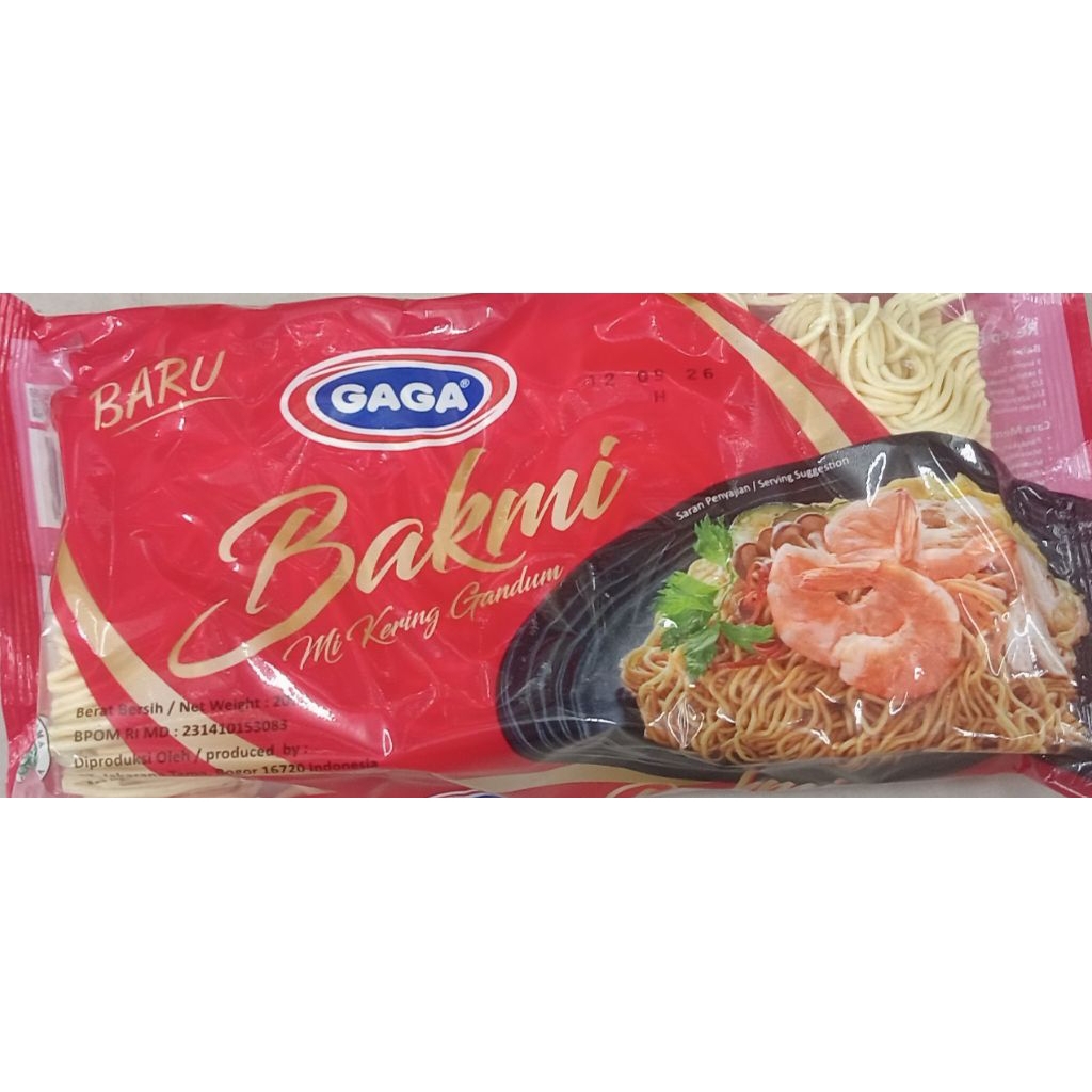 Bakmi Gaga Mie Kering Gandum 200 gr