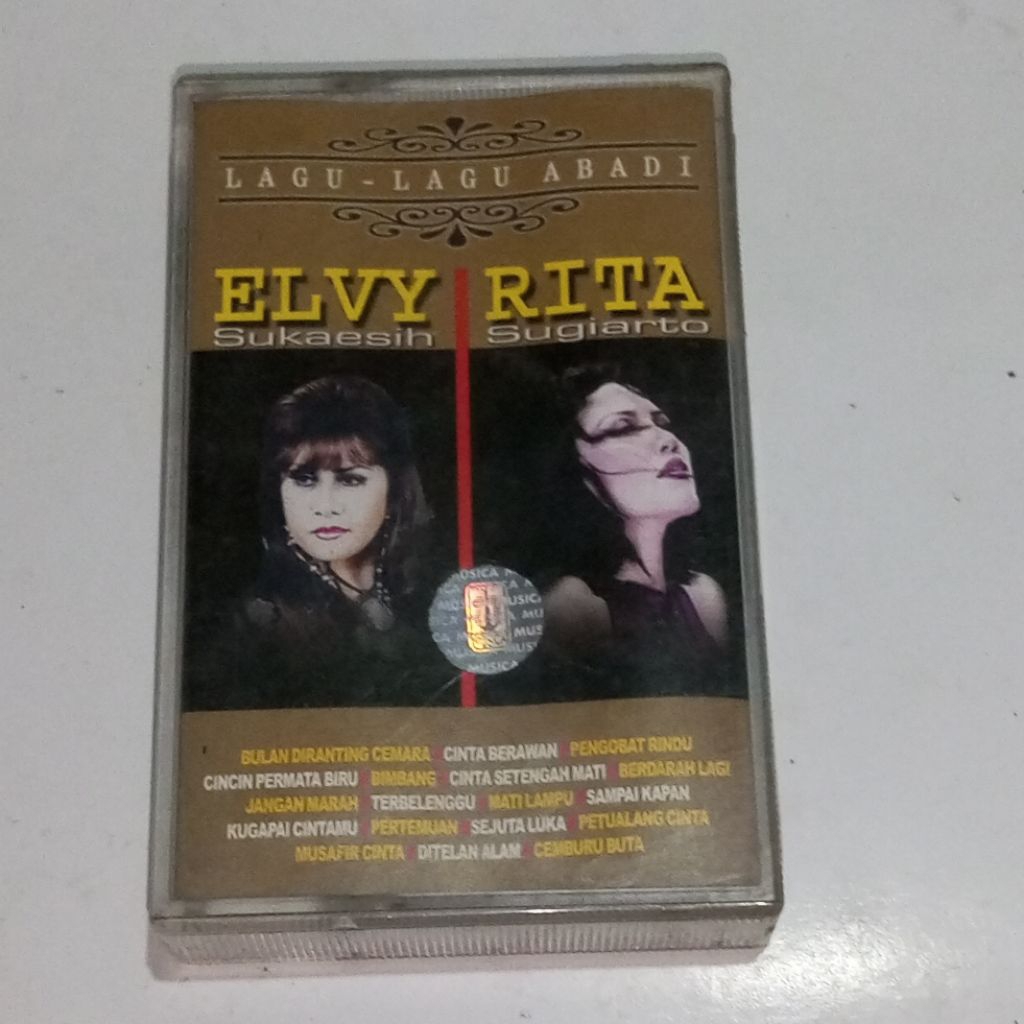 Kaset Pita Original Lagu Lagu Abadi Elvy Sukaesih & Rita Sugiarto