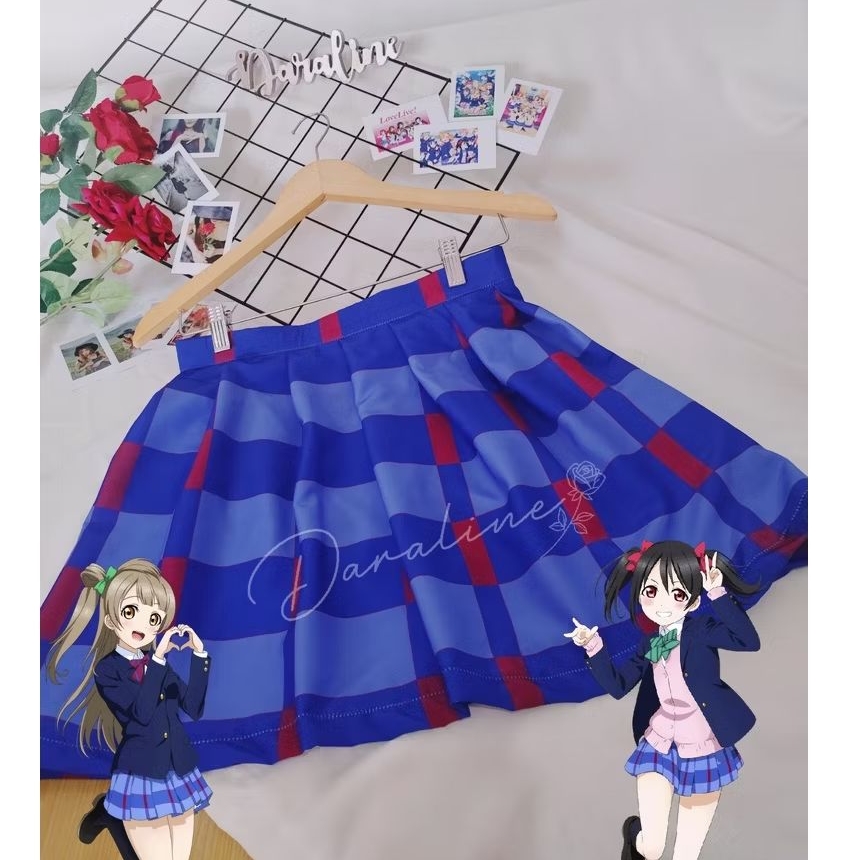 Love Live Skirt / Rok Cosplay Love Live School Idol Project