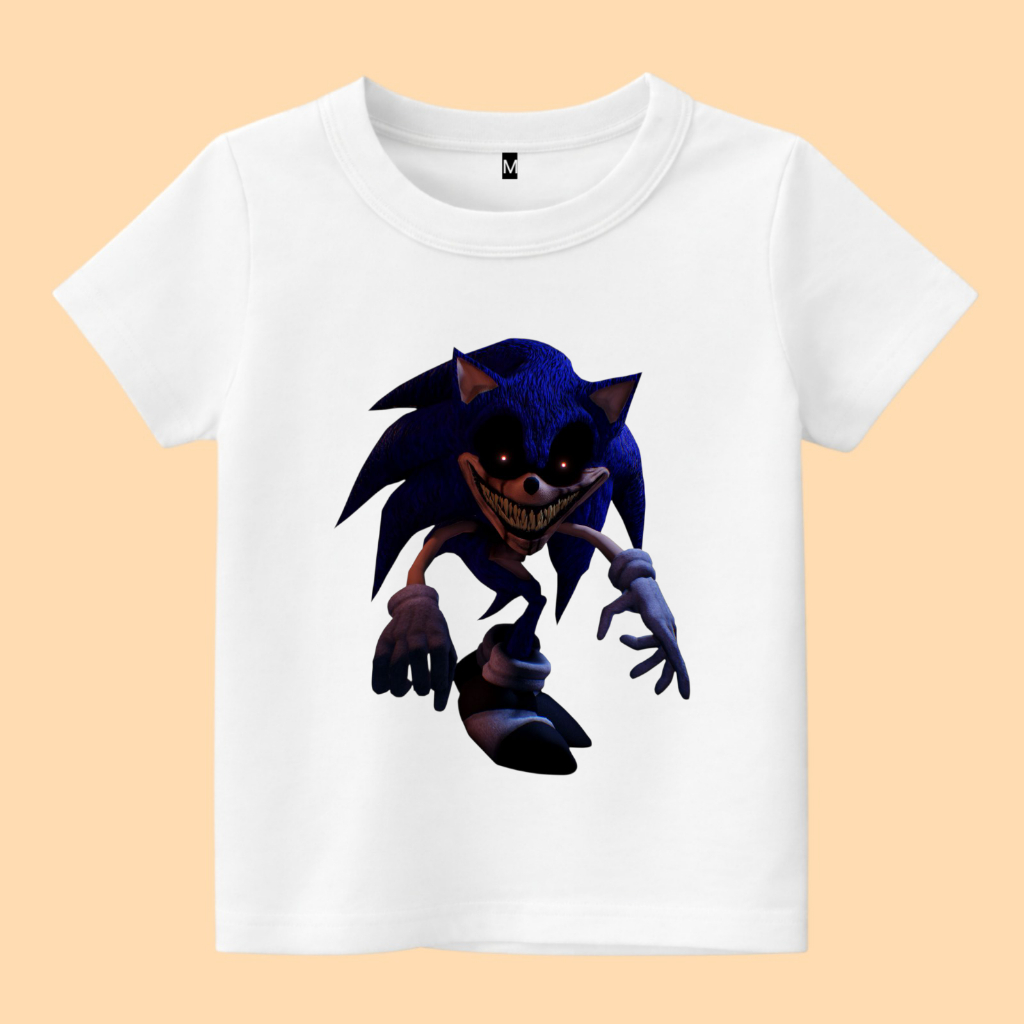 Baju kaos anak sonic exe