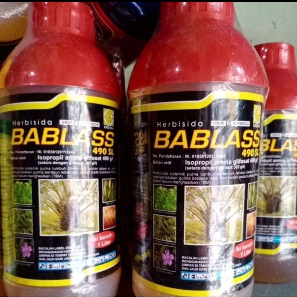 BABLAS 490SL 1 LITER HERBISIDA SISTEMIK / OBAT RUMPUT MATI SAMPAI AKAR / BABLAS 1LITER / bablass 1li