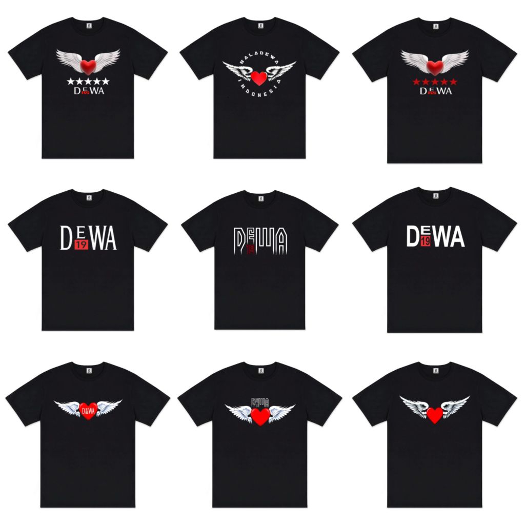 TSHIRT BAND DEWA 19 // KAOS BAND DEWA 19 // KAOS BAND LEGEND