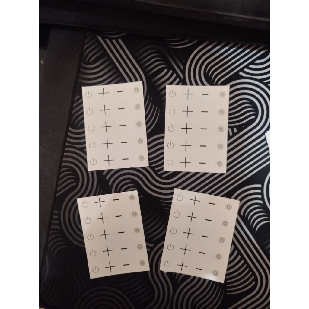 STIKER TOMBOL COOLING PAD MEMO FL08