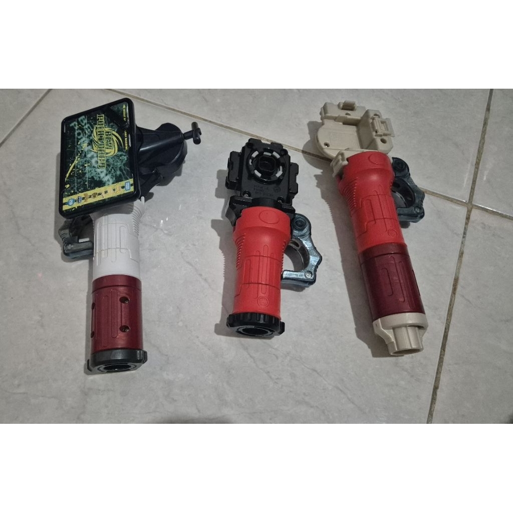 Beyblade Metal Fury and Beyblade zero g launcher