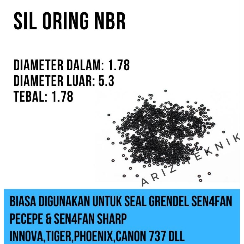 Seal Grendel {Pecepe O Ring Sharp Innova,Tiger,Phoenix,Canon 737}