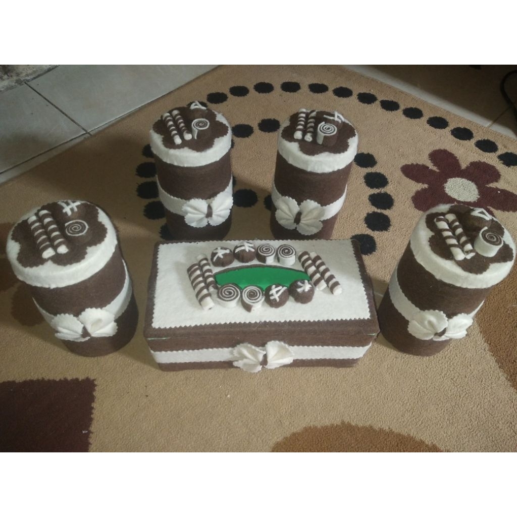 sarimbit toples lebaran//hias kain fanel//toples cantik