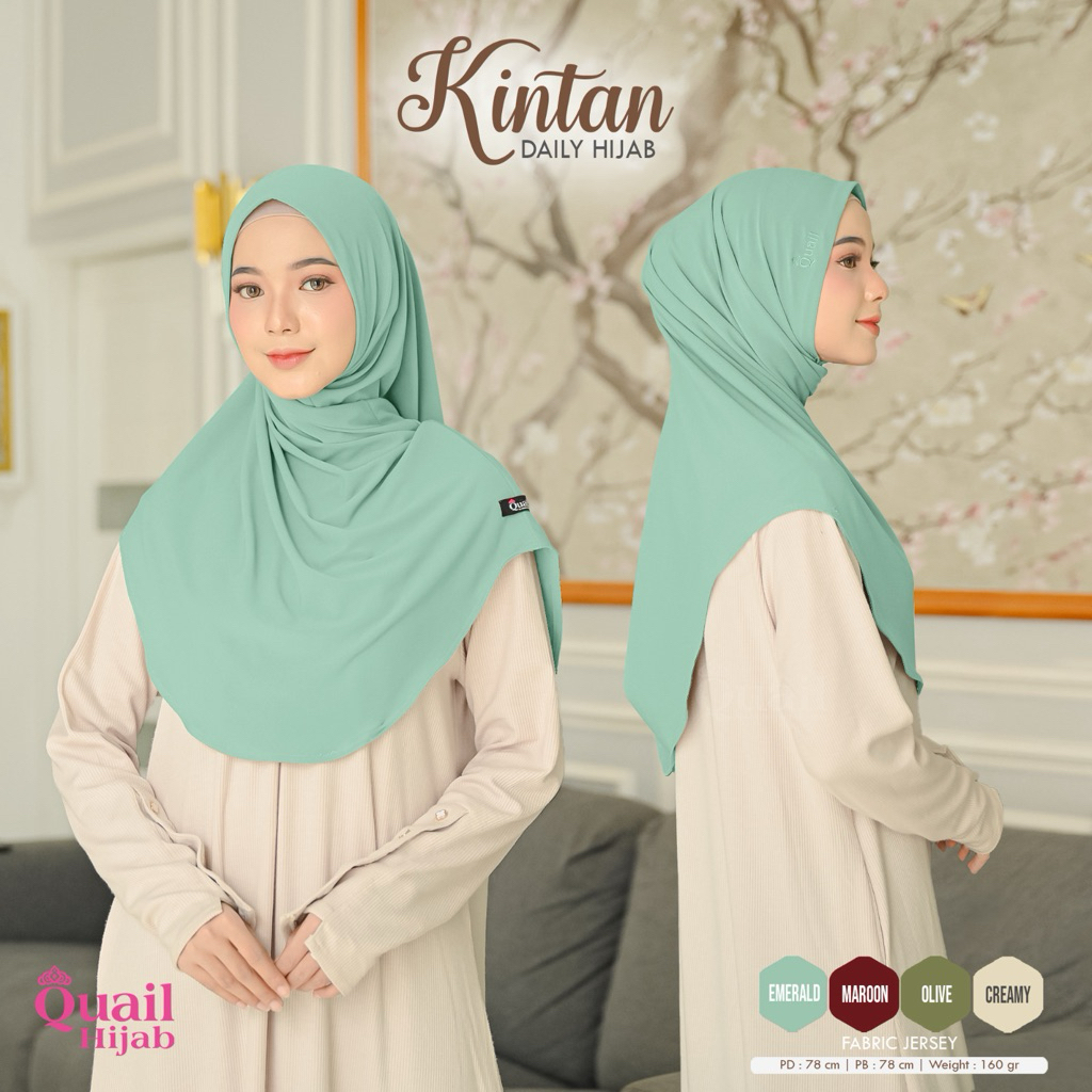 Quail Hijab - KINTAN HIJAB INSTAN ORI QUAIL JERSEY PREMIUMii