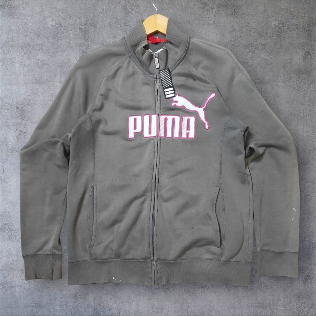 jaket tracktop puma baby terry used normal