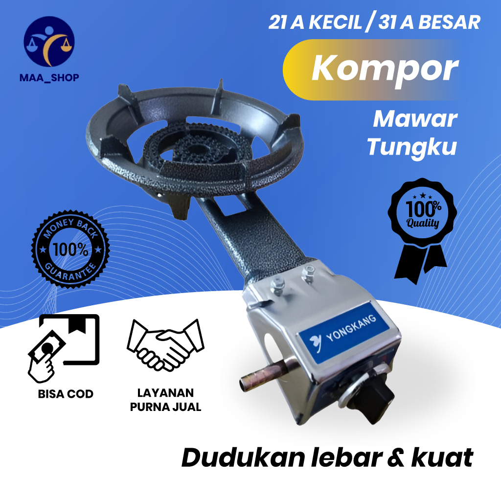 Yongkang Kompor Mawar 1 Tungku Kompor Gas Low Pressure