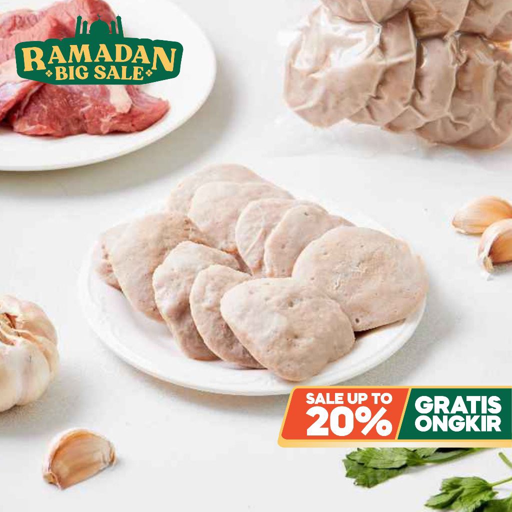 YEN Bakso Sapi Gepeng Isi 10 - Baso Yen