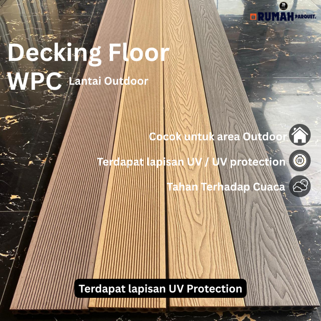 Decking WPC | Lantai WPC | Lantai Kayu WPC | Lantai Outdoor | WPC Floor