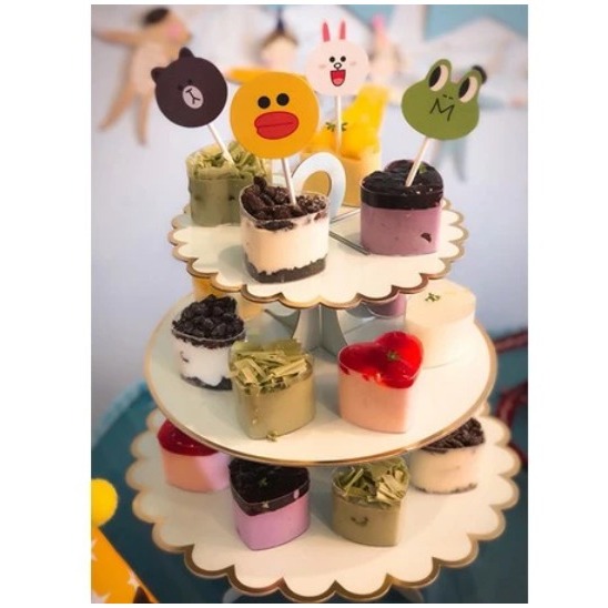 cupcake Stand,Cupcake Tier,Rak Cupcake,aTempat Kue cup cake,3 susun