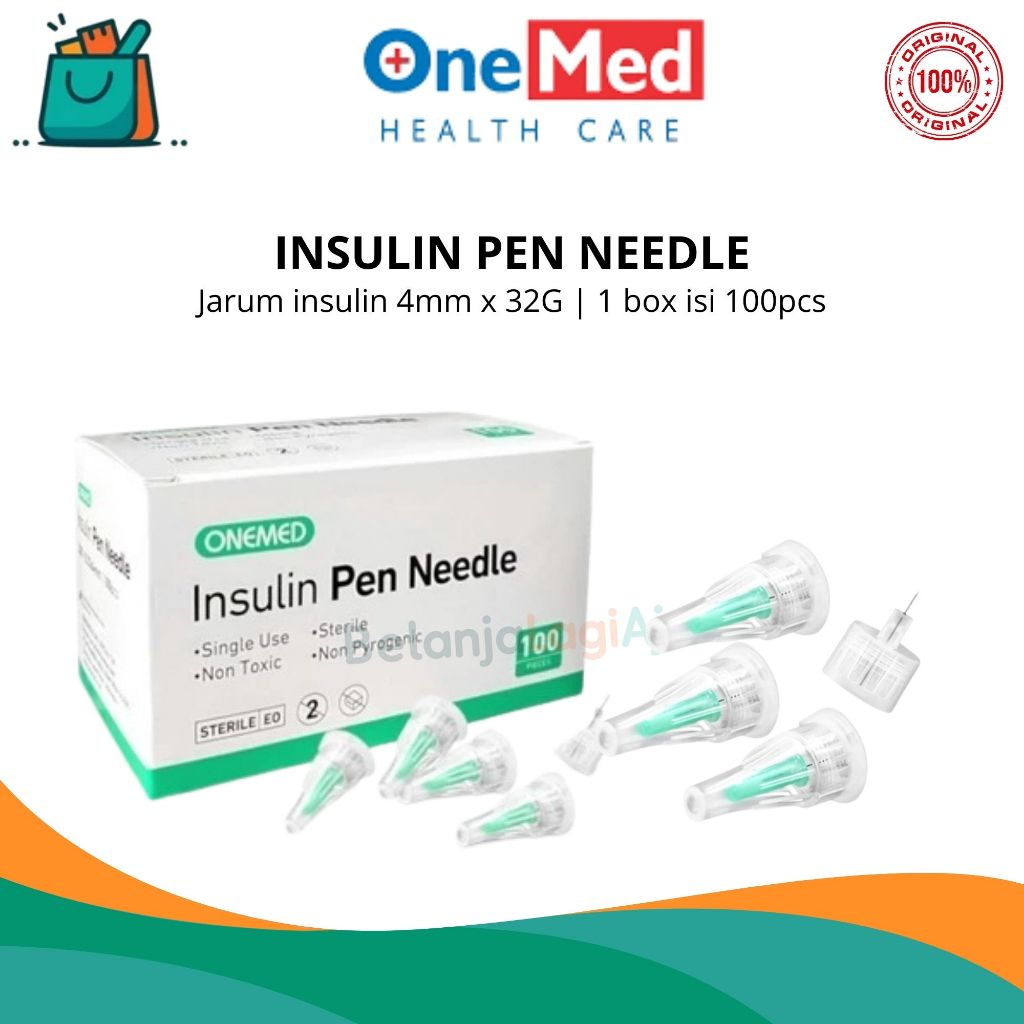 Onemed Jarum Insulin 32G isi 100 / Insulin Pen Needle 32G