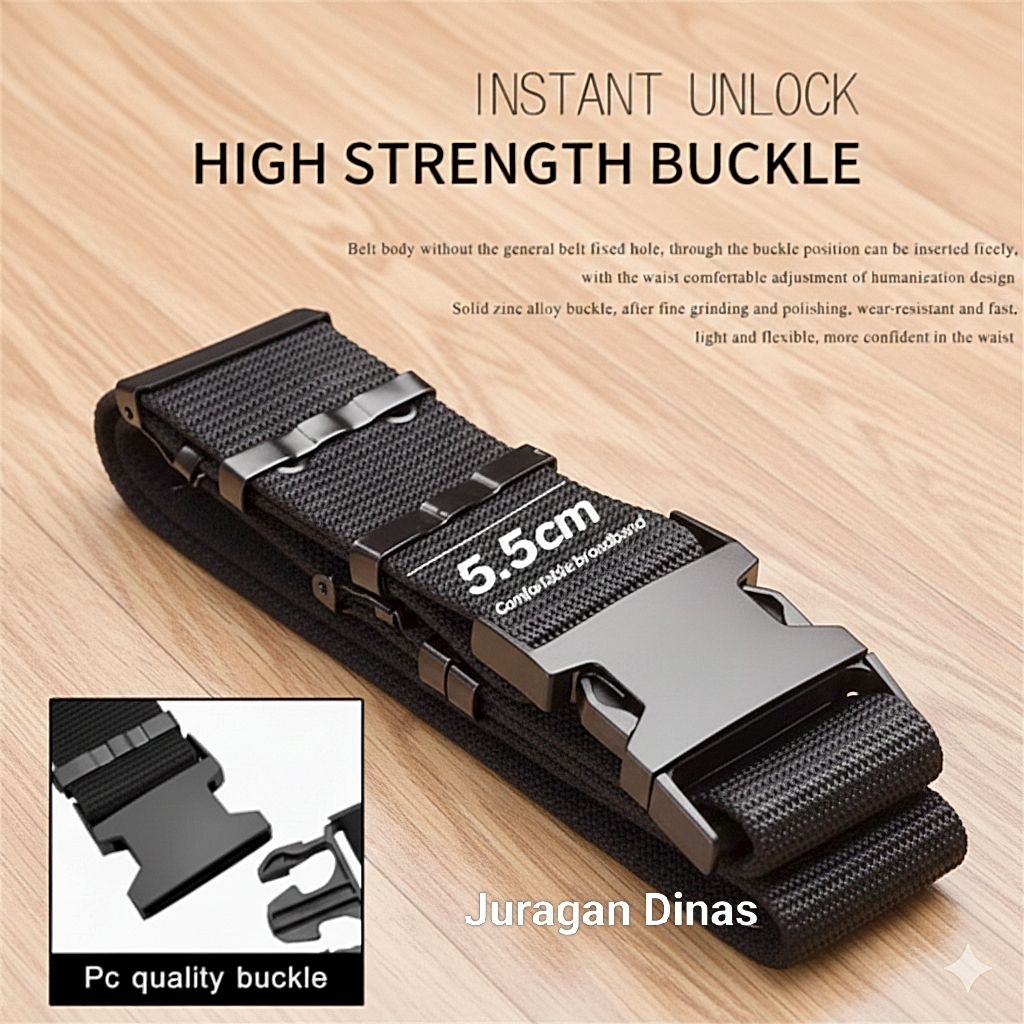 Kopel Rim Komando Hitam Jatah TNI POLRI Brimob Sabhara Klik PDL Ceklok Blackhawk Tactical Original