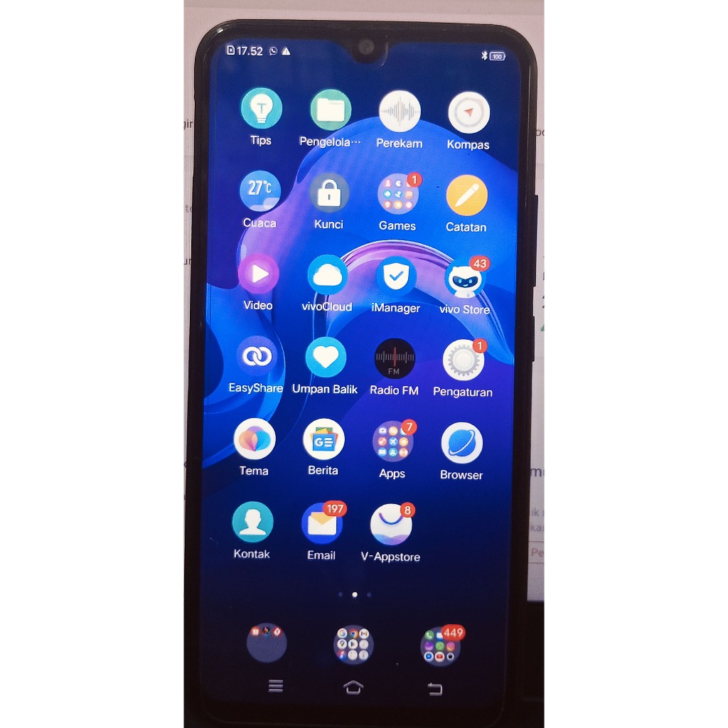 Hp second vivo y12