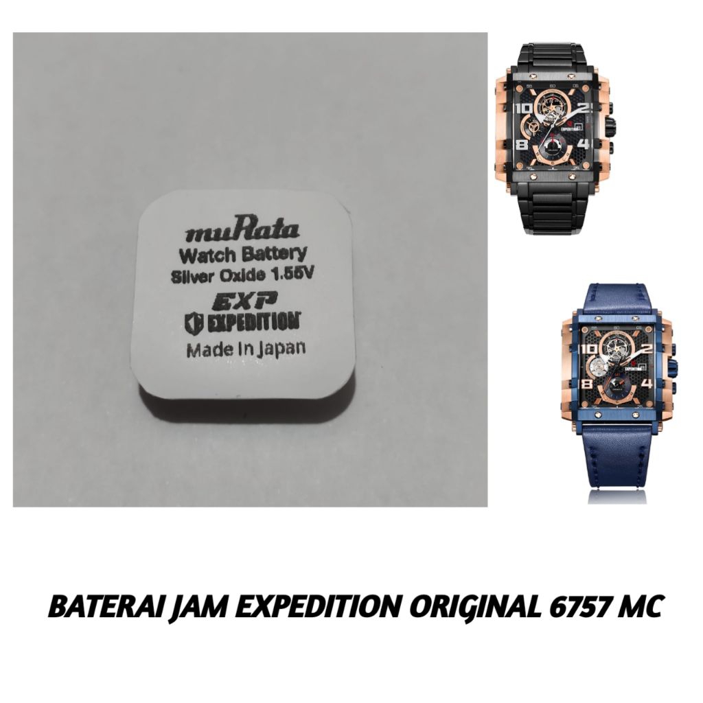 Baterai Jam Expedition original 6757 MC