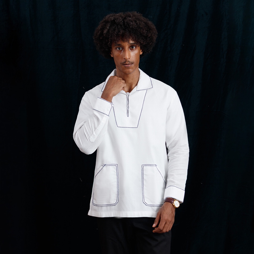 Tisuli - Bonolo Kemeja Tenun Lengan Panjang