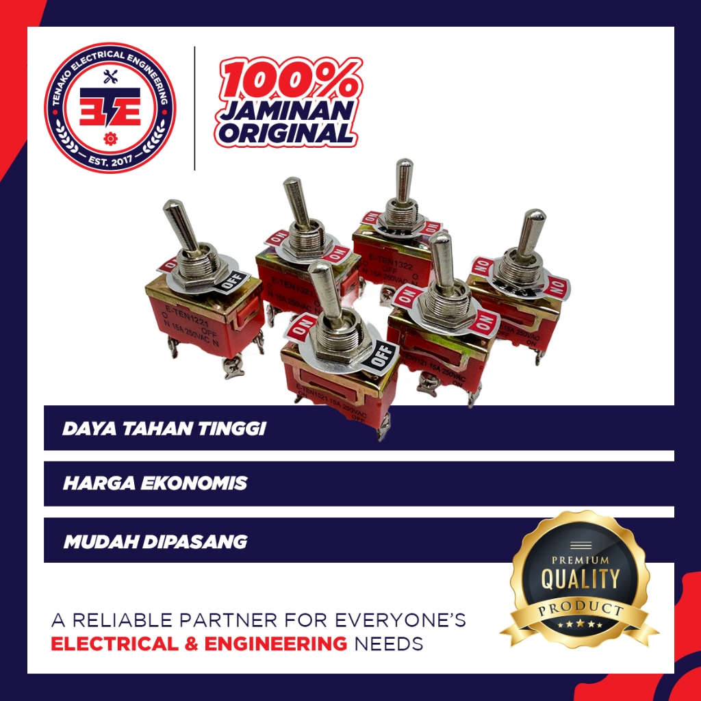 Toggle Switch 1021 1121 1122 1221 1321 1322 15A 2 Pin 3 Pin 6 Pin 4 Pin 6 Pin On-Off On-Off-On On-On