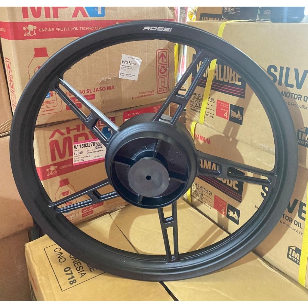 MX VELG BINTANG PALANG 5 HITAM V ROSSI JUP Z NEW VEGA ZR