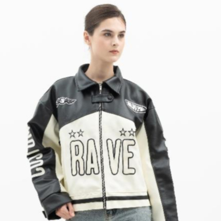 Rainver1920 Leather Jacket F.T.W  Boxy Fit