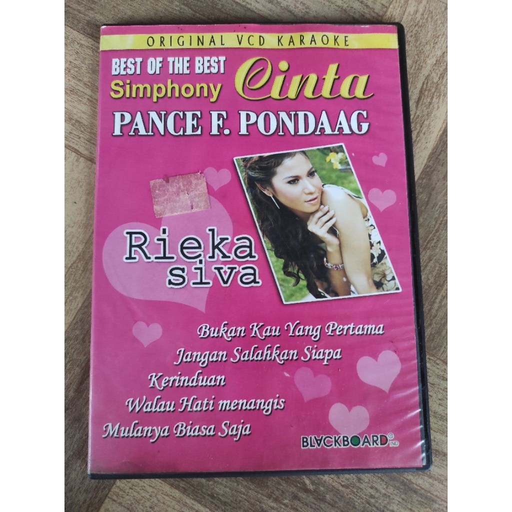 vcd best of the best simphony cinta PANCE F PONDAAG