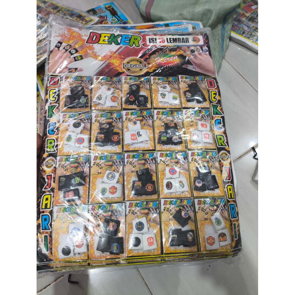 Deker jari layangan 1 layer isi 20bungkus x 3