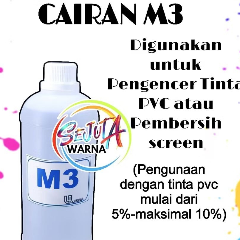 CAIRAN M3 PEMBERSIH SCREEN SABLON 5 LITER