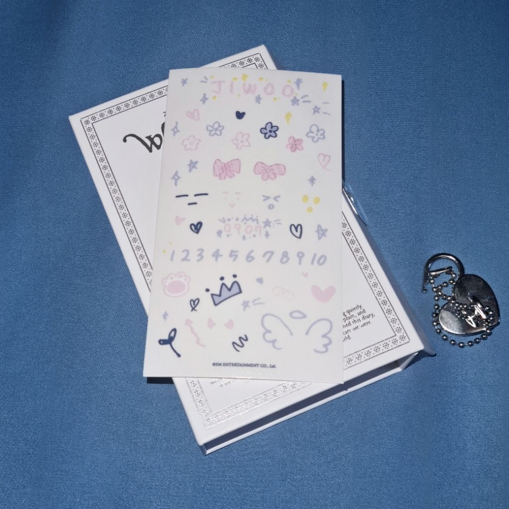Sticker Jiwoo Hearts2hearts Four Hearts Club Secret Diary vers. | H2H Jiwoo