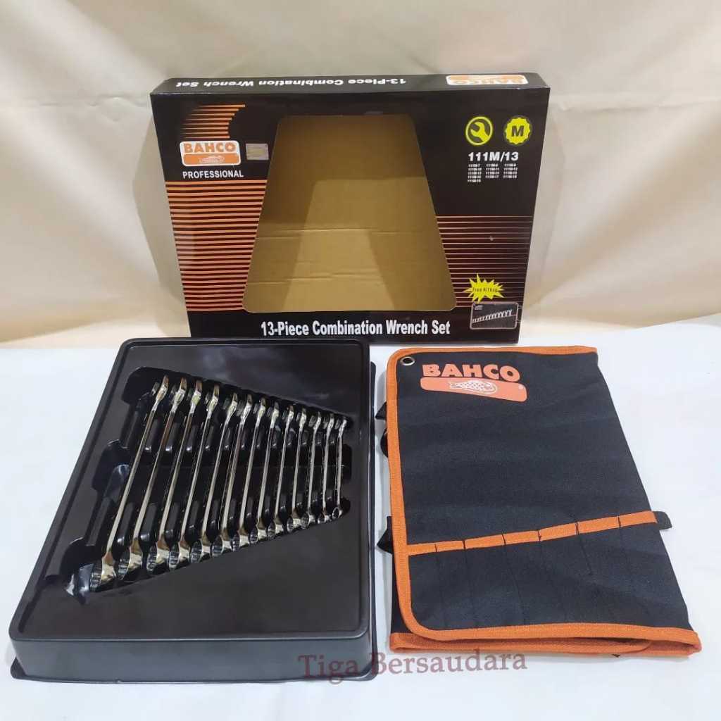 Kunci Ring Pas Bahco 13 Pcs Combination Wrench Set 13Pcs