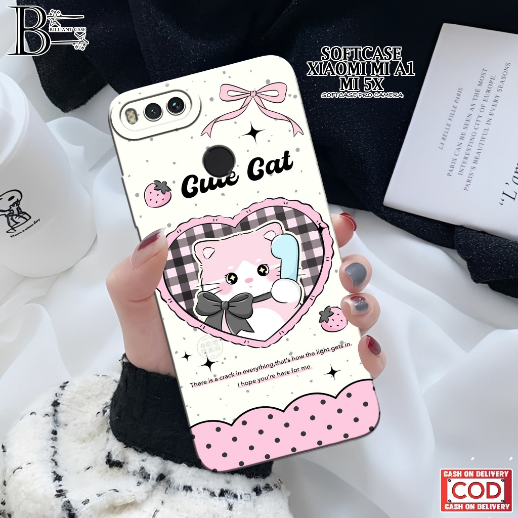 Case Xiaomi Mi A1 (Mi 5X) - Fashion Case  Lucu - Casing Xiaomi Mi A1 (Mi 5X) - Silikon Pro Camera - 