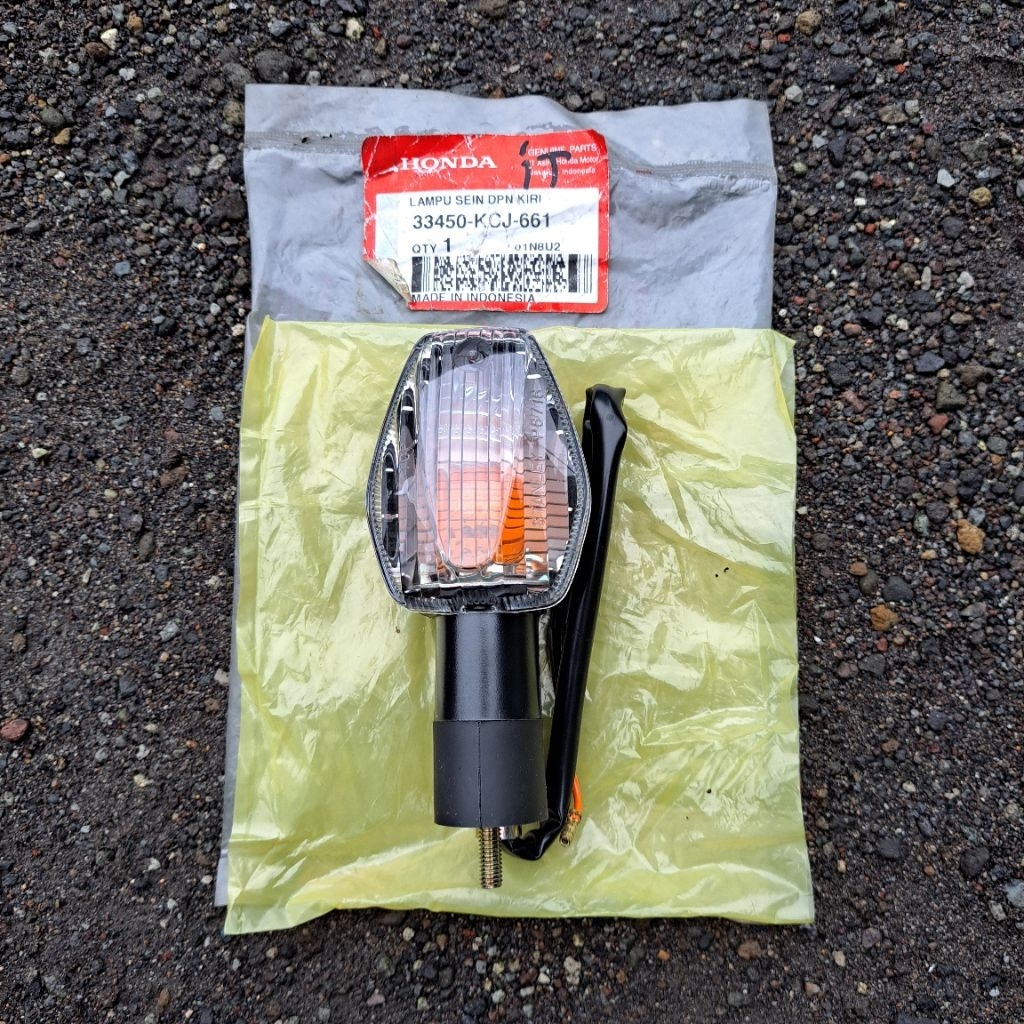 Lampu Sein lampu riting Kiri Depan Tiger New Revo Winker Assy L FR 33450-KCJ-651 Original AHM Astra 