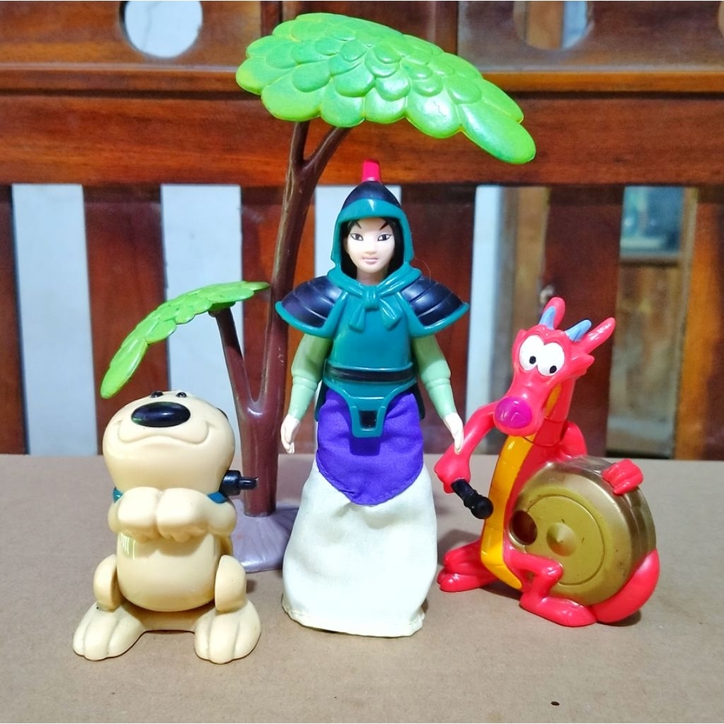 Mulan Set Mcd Happy Meal Disney