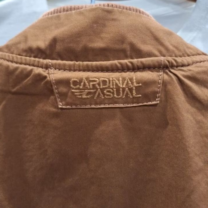 CARDINAL CASUAL jaket bomber pria premium 007 coklat