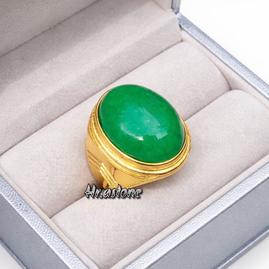 CINCIN BATU GIOK BURMA RING TITANIUM