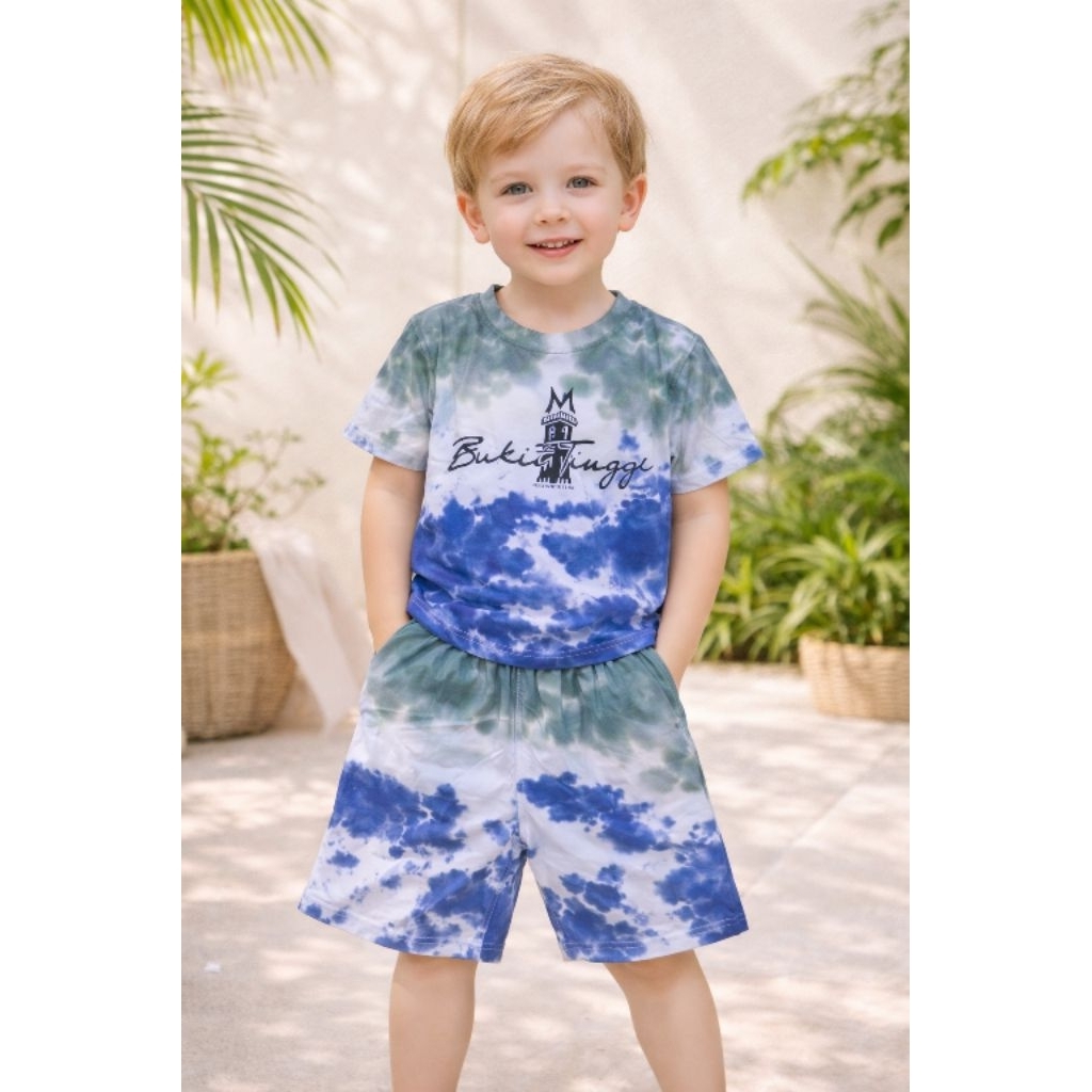 BAJU KAOS ANAK-ANAK BUKITTINGGI/OLEH-OLEH JAM GADANG/OLEH-OLEH BUKITTINGGI/SETELAN BAJU KAOS ANAK AN