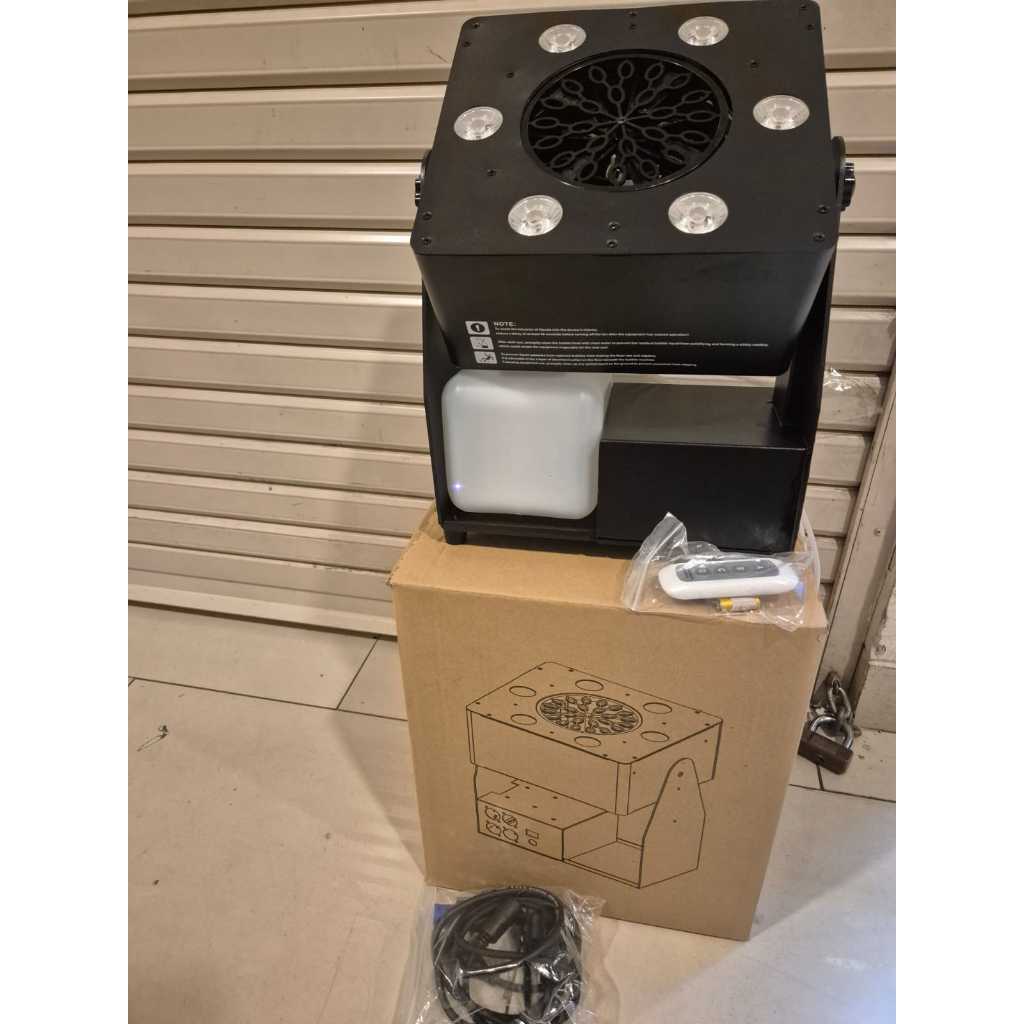 Mesin bubble led efek gelembung air bisa pakai DMX 512