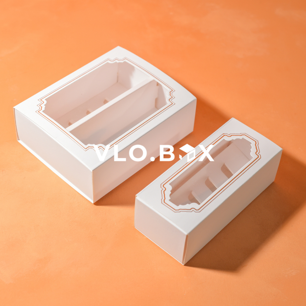 Kotak kue macaron korea | box macaron 1 piece