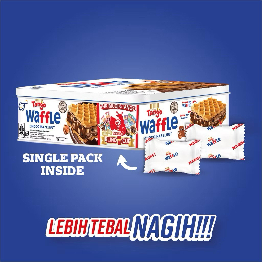 Tango Wafer Waffle KALENG 105 gr