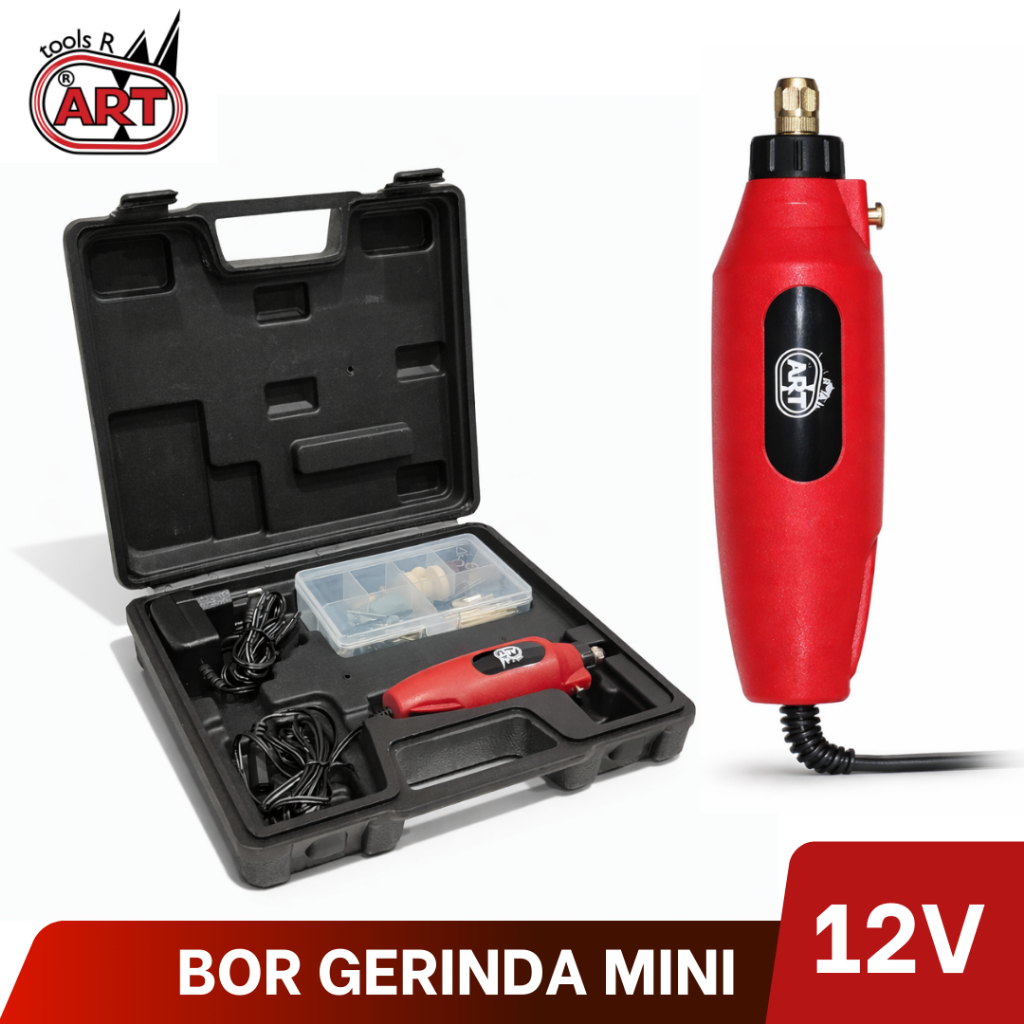 Alat Ukir Grafir Kayu Batu Nisan 12V Set 60 pcs Aksesoris Mini Grinder Bor Gerinda Cas DIY ART