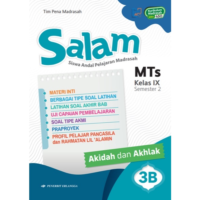 Buku SALAM AKIDAH & AKHLAK MTS KLS.9B/KM