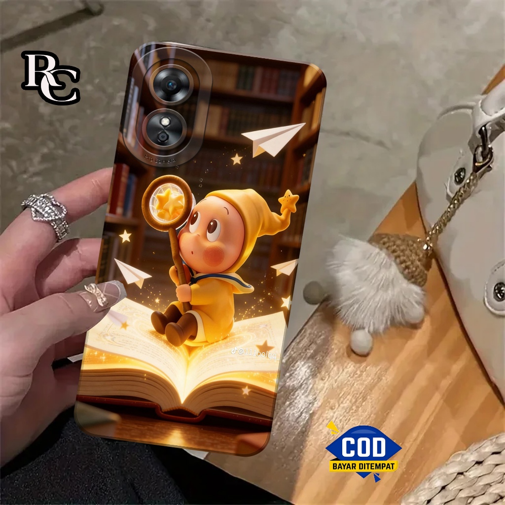 Sofcase Oppo A17 Silikon Pro Camera Case Kartun Case Oppo A17 Kesing Oppo A17 Casing Oppo A17 Cover 