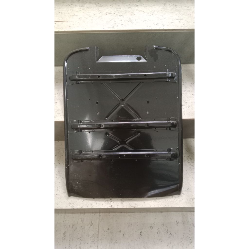 dek lantai besi vespa SUPER SPRINT hitam tebal