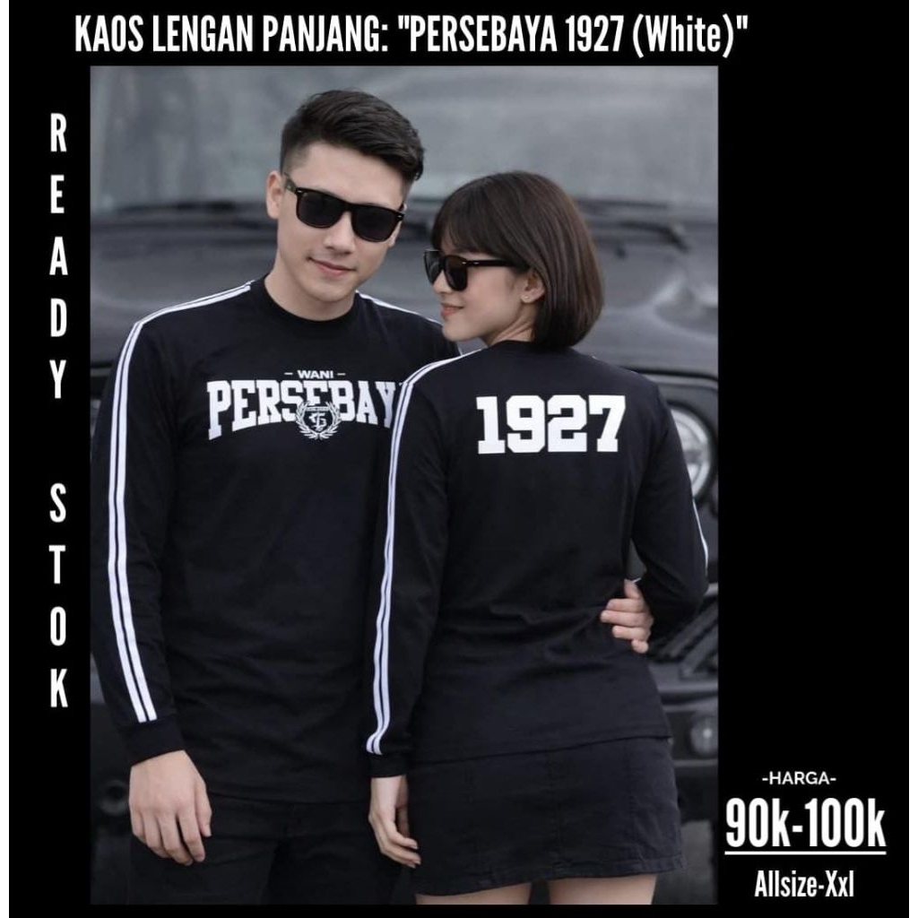 Kaos Persebaya Lengan panjang Hitam