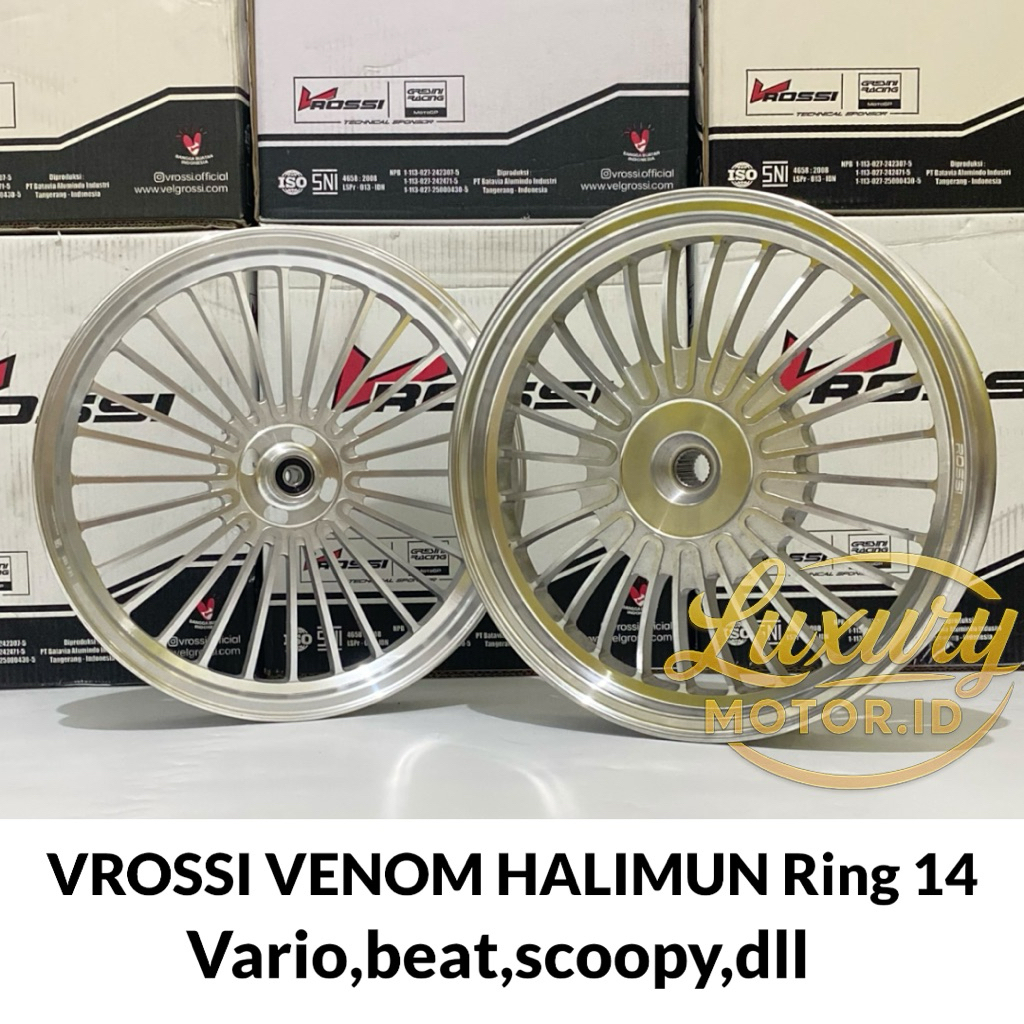 Velg Vrossi Venom Halimun Ring 14 Vario 110 125 150 160 Stylo Cbs Beat scoopy genio spacy uk 185/215